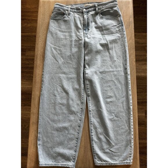 Levi's Baggy Dad Jeans in Fan Fare Light Wash Size 29 - Picture 3 of 8